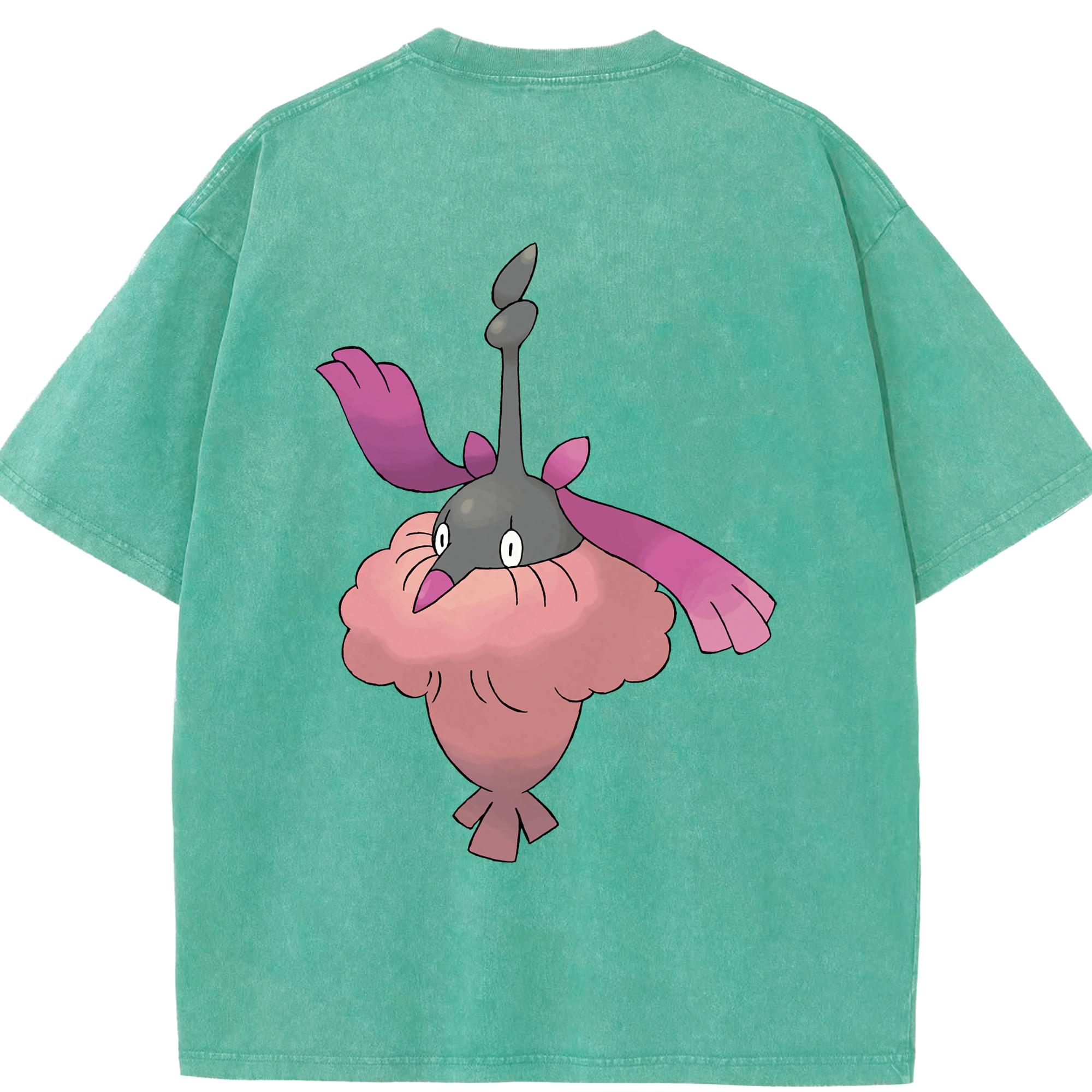 （画像用） ポケットモンスター Pokémon 綿100% ヴィンテージ風 半袖Tシャツ（背面プリント）